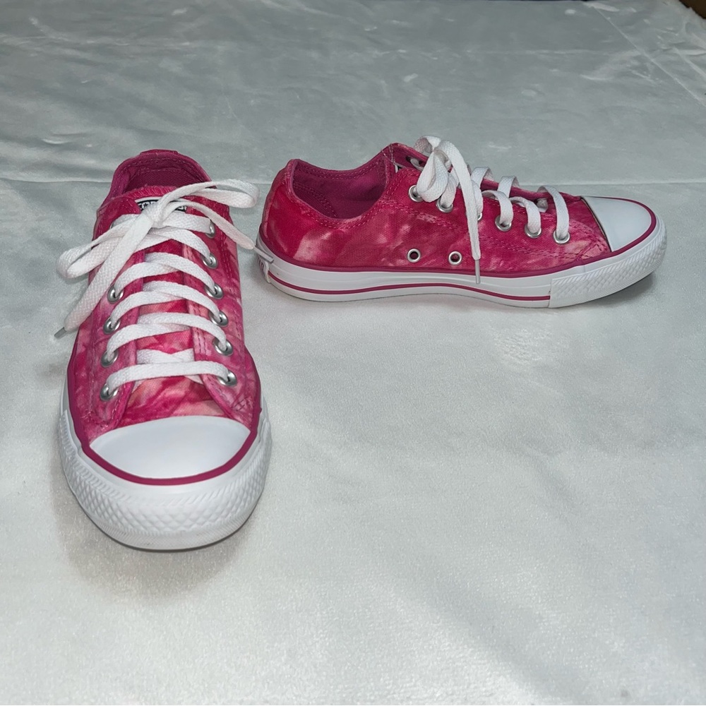 Converse All Star ⭐ Low Top 🌸 Pink Tie Dye Lace Up Sneakers
